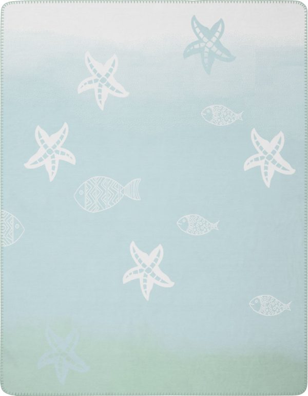 plaid starfish - Plaid Starfish 150x200 cm Biederlack