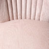 Fauteuil velours côtelé rose Horner – Image 4