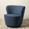 Fauteuil Bleu rotatif Iséo – Image 2