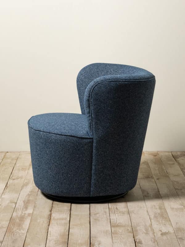 Fauteuil rotatif Iseo 5 - Fauteuil Bleu rotatif Iséo