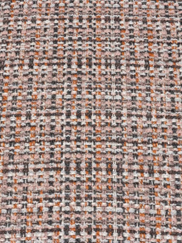 Fauteuil rotatif Tweed gris rose et argent – Image 6