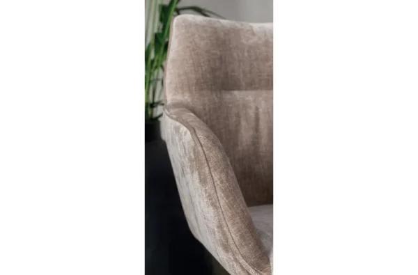 Chaise de bar Rotative beige Johnson – Image 3