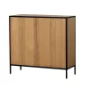 Armoire basse 2 portes Impériale Naturel – Image 2