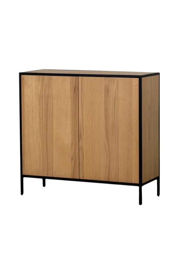 Armoire basse 2 portes Impériale Naturel – Image 2
