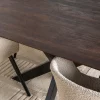 Table à manger ovale noyer Kinsley 220 cm – Image 2