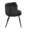 Chaise Velours Noir High Five - lot de 2 – Image 3