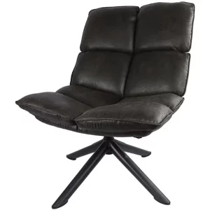 Fauteuil relax simili anthracite - Nouveaux produits