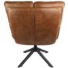 Fauteuil pivotant Relax Cognac – Image 2