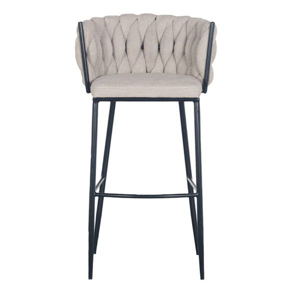 Tabouret de bar Wave Beige Tissu