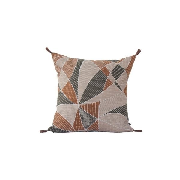 coussin kerala taupe - Coussin Kerala Taupe 45x45 cm