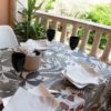 Nappe coton enduit 250 x 150 cm Lombok Tarmac – Image 2