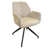 Chaise pivotante beige Storm