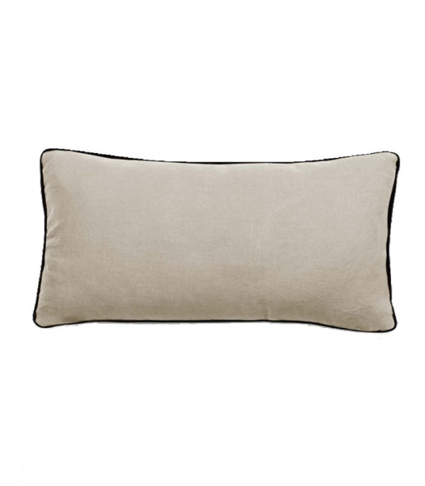 coussin prelude lin naturel vent du sud - Coussin en Lin Prélude Naturel - Vent du Sud