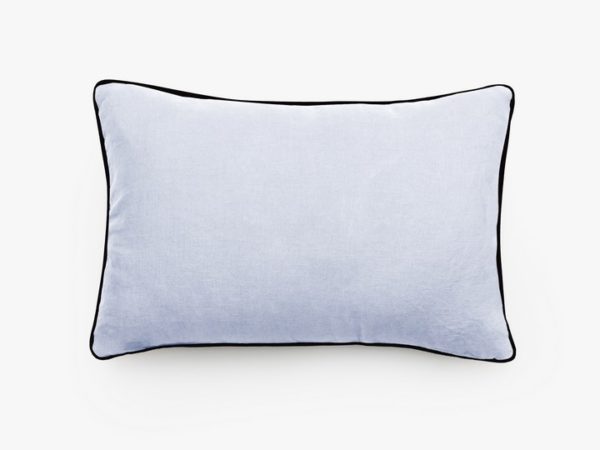 coussin prelude neige prod TC3050PRENG 002 - Coussin Lin 30X50 Prélude Neige - Vent du Sud