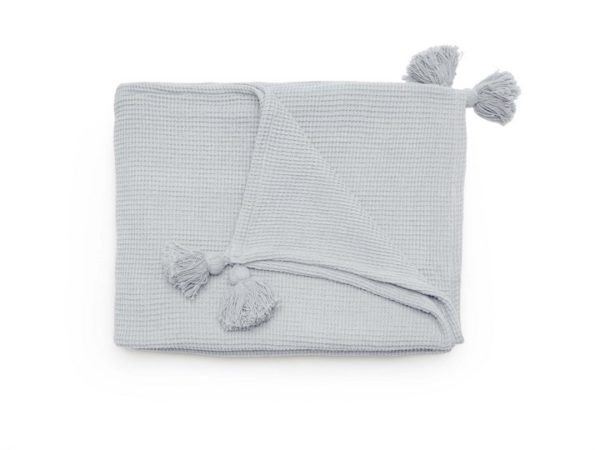 Plaid coton blanc Neige 150X200 cm Vivace - Vent du Sud