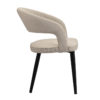 Chaise beige Tusk (ignifuge) Lot de 2 – Image 2