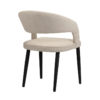 Chaise beige Tusk (ignifuge) Lot de 2 – Image 3