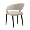 Chaise beige Tusk (ignifuge) Lot de 2 – Image 5
