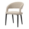 Chaise beige Tusk (ignifuge) Lot de 2 – Image 7