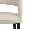 Chaise beige Tusk (ignifuge) Lot de 2 – Image 8