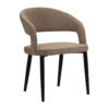 Chaise Marron Tusk (ignifuge) Lot de 2