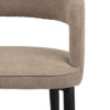 Chaise Marron Tusk (ignifuge) Lot de 2 – Image 9