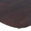 Table à manger Alore ovale brun doré 240 cm – Image 4