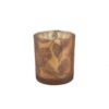 Photophore feuillage marron