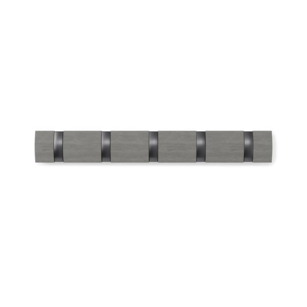 Umbra Flip Hook 5 gris nickel - Crochet mural FLIP 5 Gris Nickel