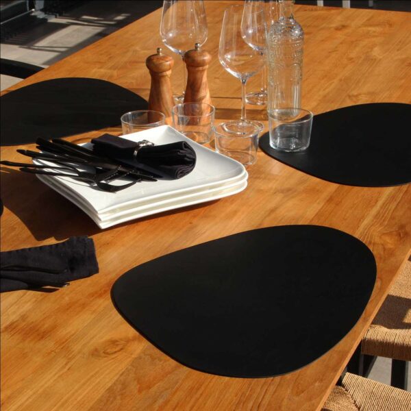 Set de table Coquille noir
