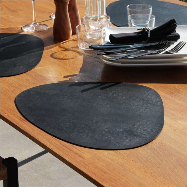 Set de table Coquille noir