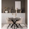 Chaise pivotante boucle anthracite Johnson – Image 3