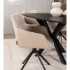 Chaise pivotante boucle anthracite Johnson – Image 2