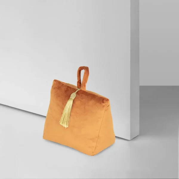 Cale-porte Velours Orange – Image 4