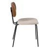 Chaise Tejido Crème et brun X4 – Image 4
