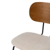 Chaise Tejido Crème et brun X4 – Image 7