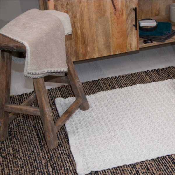 tapis bath ecru 3 - Tapis de bain 60x90 cm Ecru Bath