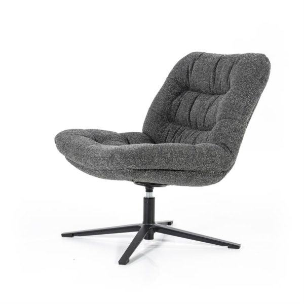 95579 1 - Fauteuil pivotant Danica Anthracite