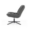 Fauteuil pivotant Danica Anthracite – Image 3