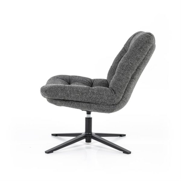 95579 2 - Fauteuil pivotant Danica Anthracite