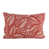 Coussin orange 40x60 cm empreinte