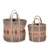 Panier rond en jute marron Noyaan – Image 3