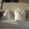 Panier de 6 serviettes blanches – Image 2