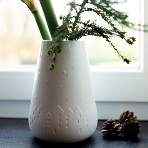 Vase pesie rader e5d2342 - Vase Motif Ville d'hiver Räder