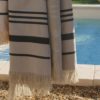 Fouta Beige/Naturel 100X195cm – Image 2