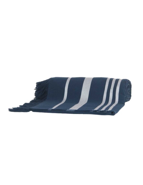 fouta bayonne marine 100x195 collection bayonne - Fouta Bleu Marine 100X195cm