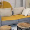 Jeté lit Jaune 180 x 250 Palermo – Image 2