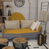 Jeté lit Jaune 180 x 250 Palermo – Image 3