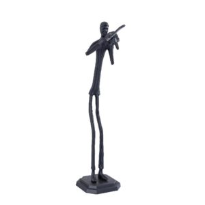 statue musicien metal noir 719652 - Nouveaux produits