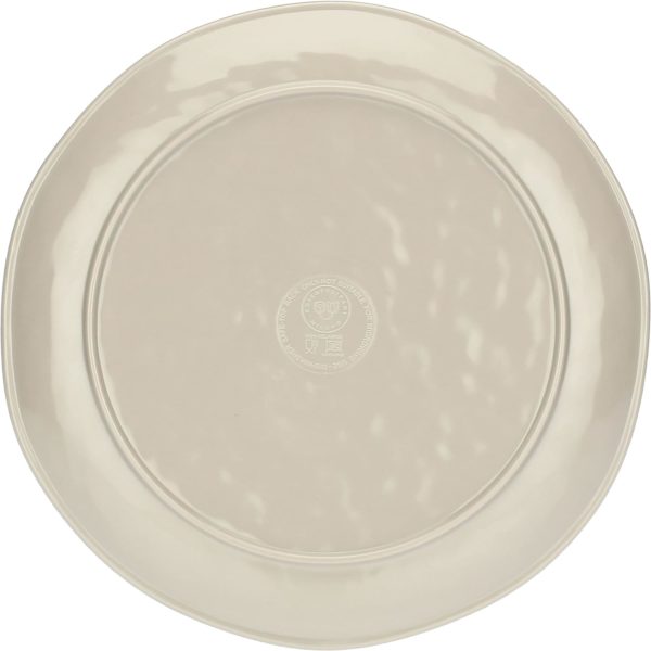 Assiette plate mélaminé corail lot de 2 – Image 2